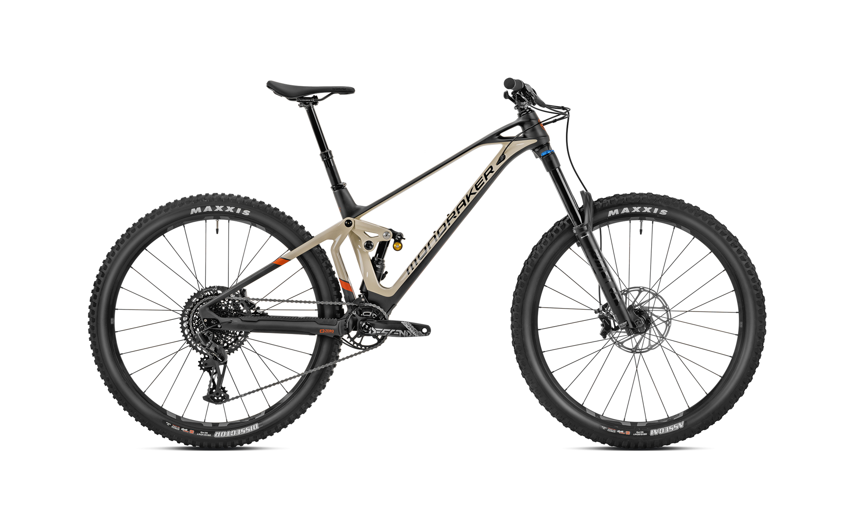 Mondraker Superfoxy Carbon R 2023 - Carbon/Grau/Orange